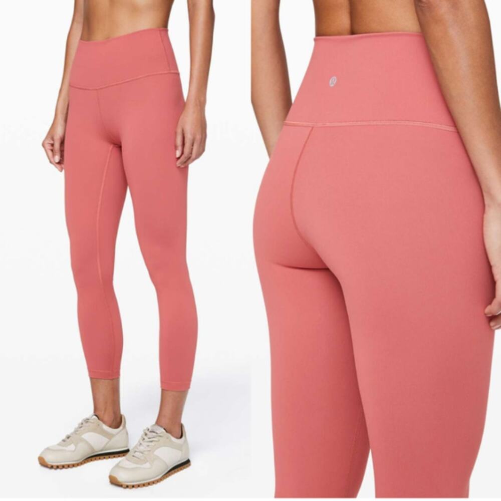Lululemon Wunder Under High-Rise Tight 25" *Full-On Luxtreme Rustic Coral US 4